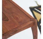 Chaise Luna en palissandre massif