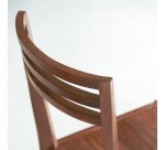 Chaise Luna en palissandre massif