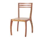 Chaise Luna en palissandre massif