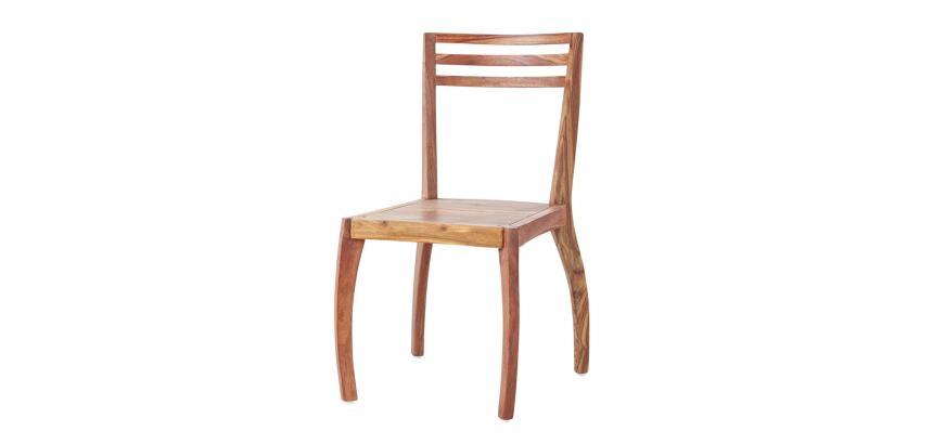 Chaise Luna en palissandre massif