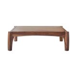 Table basse Luna en palissandre massif 95 x 95 cm