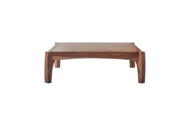 Table basse Luna en palissandre massif 95 x 95 cm