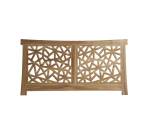 Tête de lit en bois de teck Gentong H 110 x L 210 x P 4 cm
