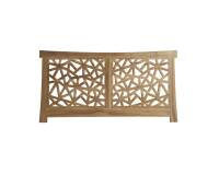 Tête de lit en bois de teck Gentong H 110 x L 210 x P 4 cm