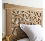 Tête de lit en bois de teck Gentong H 110 x L 210 x P 4 cm