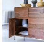 Buffet en palissandre massif L 155 cm Nova