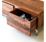 Meuble TV Nova en palissandre massif L 205 cm