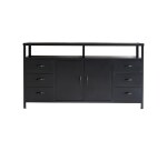 Buffet en metal 160 cm industriel