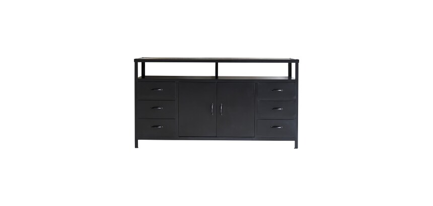 Buffet en metal 160 cm industriel