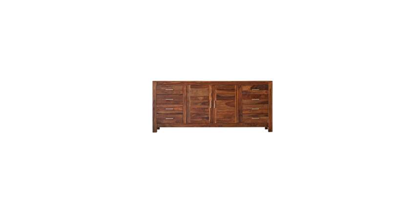 Buffet en palissandre massif L 205 cm Mezzo