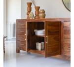 Buffet en palissandre massif L 205 cm Mezzo