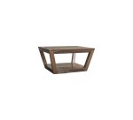Table basse Villa en palissandre massif, carrée 80 x 80 cm