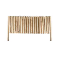Tête de lit en bois de teck flotté River H 100 x L 180 x P 9 cm