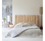 Tête de lit en bois de teck flotté River H 100 x L 180 x P 9 cm