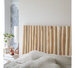 Tête de lit en bois de teck flotté River H 100 x L 180 x P 9 cm