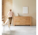 Buffet en teck massif L 170 cm Minimalys