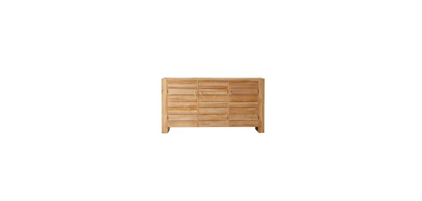 Buffet en teck massif L 170 cm Minimalys