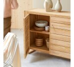 Buffet en teck massif L 170 cm Minimalys