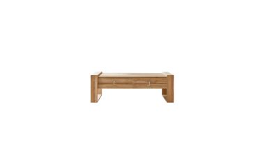Table basse Minimalys en teck massif, rectangulaire 120 x 70 cm