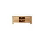 Meuble TV Minimalys en teck massif L 155 cm
