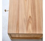 Meuble TV Minimalys en teck massif L 170 cm