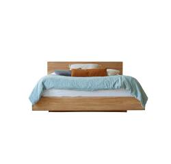 Lit en bois de teck Flat H 80 x L 166 x P 229 cm