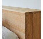 Lit en bois de teck Flat H 80 x L 166 x P 229 cm