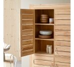 Bahut en teck massif L 110 cm Minimalys