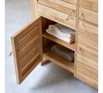 Bahut en teck massif L 110 cm Minimalys