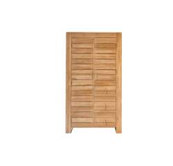 Armoire penderie en teck massif Minimalys