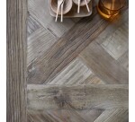 Table basse Gatsby en orme massif et métal 160 x 90 cm