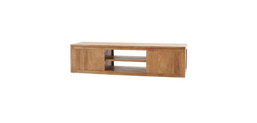Meuble TV Basil en teck L 140 cm