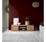 Meuble TV Basil en teck L 140 cm