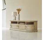 Meuble TV en bois de pin Celeste H 50 x L 180 x P 50 cm