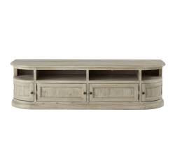 Meuble TV en bois de pin Celeste H 50 x L 180 x P 50 cm