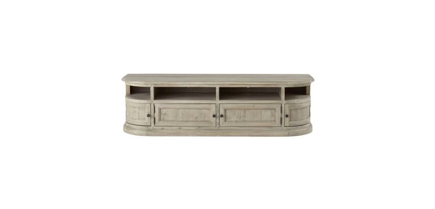 Meuble TV en bois de pin Celeste H 50 x L 180 x P 50 cm