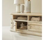 Meuble TV en bois de pin Celeste H 50 x L 180 x P 50 cm