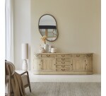 Buffet en pin 225 cm celeste