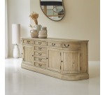 Buffet en pin 225 cm celeste