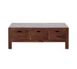 Table basse Oliver en palissandre massif 110 x 75 cm