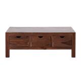 Table basse Oliver en palissandre massif 110 x 75 cm