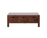 Table basse Oliver en palissandre massif 110 x 75 cm