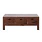 Table basse Oliver en palissandre massif 110 x 75 cm