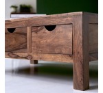 Table basse Oliver en palissandre massif 110 x 75 cm