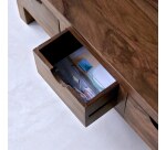 Table basse Oliver en palissandre massif 110 x 75 cm