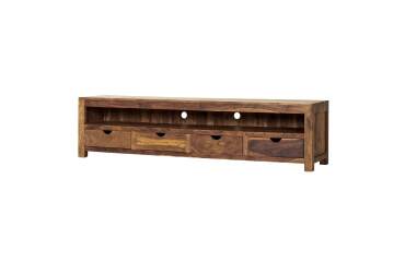 Meuble TV Oliver en palissandre massif L 200 cm