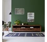 Meuble TV Oliver en palissandre massif L 200 cm