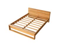 Lit en bois de teck Minimalys H 75 x L 168 x P 222 cm