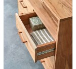 Commode en acacia massif Oslo