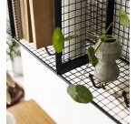 Patère en métal 4 niches Sona H 54 x L 103 x P 19 cm